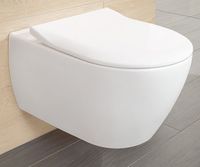 Villeroy&Boch 5614R201 Унитаз подвесной SUBWAY 2.0 Direct Flush с Крышкой Soft Close Slim