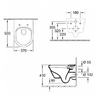 5684HR01 + 458.161.21.1 Villeroy & Boch Geberit інсталяція з унітазом Omnia Architectura Directflush Комплект 6 в 1 з Сидінням вільнопадаюча кришка Soft Closing