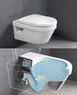 5684HR01 + 458.161.21.1 Villeroy & Boch Geberit інсталяція з унітазом Omnia Architectura Directflush Комплект 6 в 1 з Сидінням вільнопадаюча кришка Soft Closing