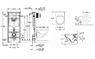 5684HR01 + 458.161.21.1 Villeroy & Boch Geberit інсталяція з унітазом Omnia Architectura Directflush Комплект 6 в 1 з Сидінням вільнопадаюча кришка Soft Closing