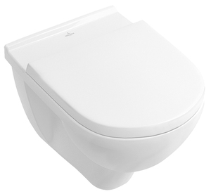 купить Villeroy&Boch 5688H101 O.NOVO унитаз подвесной с крышкой в одной коробке, укороченный 49 см недорого