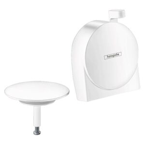 купить Зовнішня частина Hansgrohe Exafill S до сифона на ванну з наповненням, білий матовий (58117700) недорого