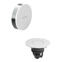Зовнішня частина Hansgrohe Flexaplus II до сифону на ванну, Chrome/White Gloss (58187000)