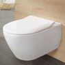 Унітаз підвісний Villeroy & Boch VERITY DESIGN 2.0 з кришкою SlimSeat і швидкознімним кріпленням, білий (5C98HR01)