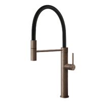 Змішувач для кухні Gessi 316 FLESSA, Copper Brushed PVD (60012708)