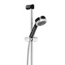 KLUDI ZENTA 6084086 душевой гарнитур 3 режима длина 900 мм черный/хром