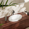 Умивальник Hansgrohe Xuniva D SmartClean 550x400 мм врізний на стільницю, White (61058450)