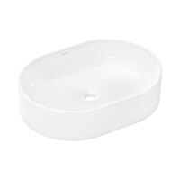 Умивальник Hansgrohe Xuniva U SmartClean 550x400 мм накладний без переливу, White (61073450)
