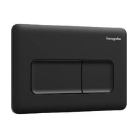 Клавіша змиву Hansgrohe iFrame Original Q, Matt Black (66001670)