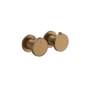 купить Термостат для душу Gessi Origini, зовнішня частина, на 2 виходи, Warm Bronze Brushed PVD (66134726) недорого