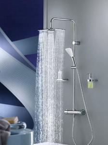 купить Kludi 6709505 Dual Shower System FIZZ + термостатом 6709505-00 недорого