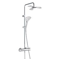KLUDI FIZZ 6709605 DUAL SHOWER SYSTEM с термостатом и душевой лейкой