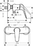 Hansgrohe Novus 71060000 смеситель для душа купить Украина