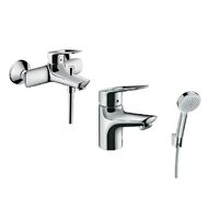 Комплект змішувачів Hansgrohe Novus Loop 70 CoolStart 71084+7134+26768400, хром (71084111)