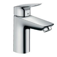 Змішувач для умивальника Hansgrohe Logis 100 LowFlow із зливним гарнітуром, хром (71104000)