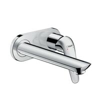 Змішувач для умивальника Hansgrohe Novus зі стіни прихованого монтажу в комплекті з Ibox, хром (71127180)