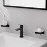 Змішувач Hansgrohe Logis Fine 110 для умивальника з донним клапаном pop-up, Matt Black (71251670)
