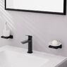 Змішувач для умивальника Hansgrohe Logis Fine 110 із донним клапаном push-open, Matt Black (71252670)