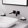 Змішувач для умивальника Hansgrohe Logis Fine 205 зі стіни прихованого монтажу, Matt Black (71256670)