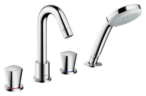 купить Hansgrohe 1314000 Logis Смеситель на борт ванны  недорого