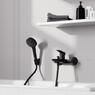 Змішувач Hansgrohe Logis для ванни, Matt Black (71400670)