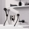 Змішувач Hansgrohe Logis прихованого монтажу ванна/душ, верхня частина, Matt Black (71405670)