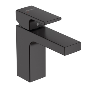 купить Змішувач для умивальника Hansgrohe Vernis Shape 100 з донним клапаном pop-up, чорний матовий (71561670) недорого