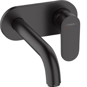 купить Змішувач для умивальника Hansgrohe Vernis Blend зі стіни прихованого монтажу 205 мм, Matt Black (71576670) недорого