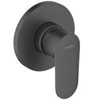 Змішувач для душа Hansgrohe Vernis Blend прихованого монтажу D110, чорний матовий (71649670)