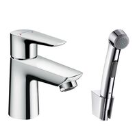 Змішувач для умивальника Hansgrohe Talis E 110 з гігієнічної лійкою, хром (71729000)