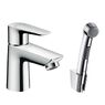 Змішувач для умивальника Hansgrohe Talis E 110 з гігієнічної лійкою, хром (71729000)