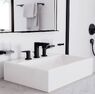 Змішувач для умивальника Hansgrohe Talis E на 3 отвори, чорний хром (71733340)