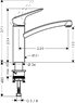 смеситель для кухни Hansgrohe Logis 71832000