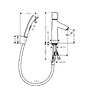 Hansgrohe 72291000 Talis Select S в туалет кран с душем