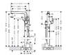 Hansgrohe Talis S 72412000 купить смеситель для ванны напольный