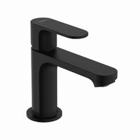 Змішувач Hansgrohe Rebris S 80 Coolstart EcoSmart+ для умивальника з д/в pop-up, Matt Black (72586670)