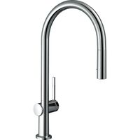 Кухонний змішувач Hansgrohe Talis M54 210 2jet з витяжним виливом, хром (72800000)