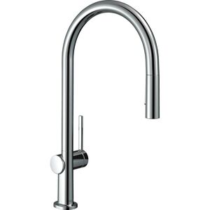 купить Кухонний змішувач Hansgrohe Talis M54 210 2jet з витяжним виливом, хром (72800000) недорого