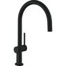 Кухонний змішувач Hansgrohe Talis 220, чорний матовий (72804670)