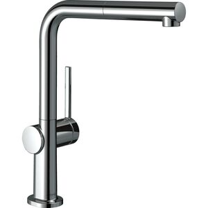 купить Кухонний змішувач Hansgrohe Talis 270 1jet з витяжним виливом Sbox, хром (72809000) недорого