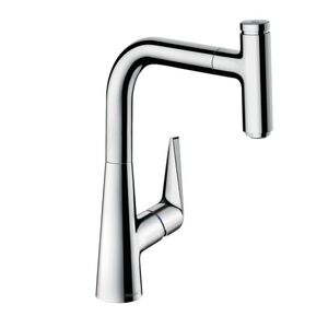 купить Змішувач для кухні Hansgrohe Talis Select M51 220 1Jet з витяжним виливом, хром (72822000) недорого