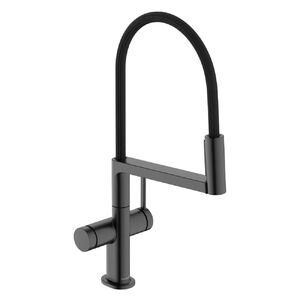 купить Змішувач для кухні Hansgrohe Talis M54 PowderSpray 210 3jet Semi-Pro, Brushed Black Chrome (72861340) недорого