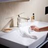Змішувач для умивальника Hansgrohe Tecturis E 110 CoolStart, Chrome (73018000)
