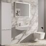 Змішувач для умивальника Hansgrohe Tecturis E EcoSmart+ Push-Open, на 3 отвори, Matt White (73030700)