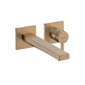 купить Змішувач Hansgrohe Tecturis E 225 для умивальника зі стіни, Brushed Bronze (73051140) недорого