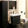 Змішувач для умивальника Hansgrohe Tecturis E 240 Fine CoolStart без донного клапана, Matt Black (73072670)