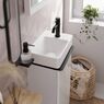 Змішувач для умивальника Hansgrohe Tecturis S 80 CoolStart, Matt Black (73302670)