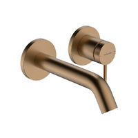 Змішувач Hansgrohe Tecturis S для раковини прихованого монтажу, бронза (73350140)