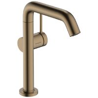 Змішувач для умивальника Hansgrohe Tecturis S 210 Fine CoolStart, поворотний вилив, Brushed Bronze (73360140)