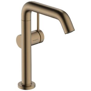 купить Змішувач для умивальника Hansgrohe Tecturis S 210 Fine CoolStart, поворотний вилив, Brushed Bronze (73360140) недорого